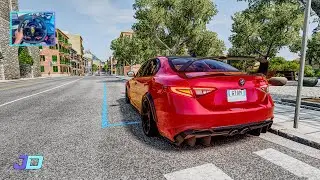 Beam.NG Alfa Romeo Giulia in Italy Map | Thrustmaster T300 RS