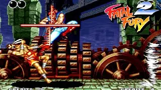 FATAL FURY 2 - BILLY KANE Boss Fight - NEOGEO