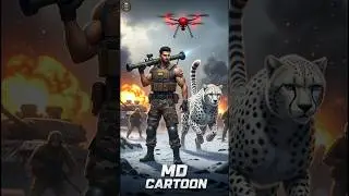 🇮🇳 Indian Soldier and Cheeta 🐅 together blasted the tank.. #ai #army #cheetah