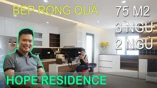 Tham quan căn hộ 75m2 Hope Residence Long Bi&ecirc;n cải tạo 3 ph&ograve;ng ngủ th&agrave;nh 2 ph&ograve;ng ngủ  | 0966999880 |