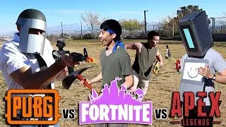Fortnite vs PUBG vs Apex Legends ft. Professor Lando