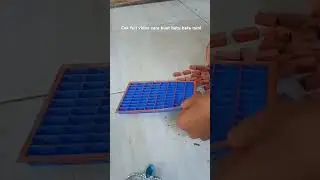 Cara buat batu bata mini ( miniatur ) || How to make mini bricks