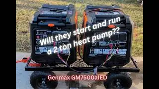 Genmax GM7500aIED in Parallel - Rheem 2 ton AC - No soft start.  Will it do it?