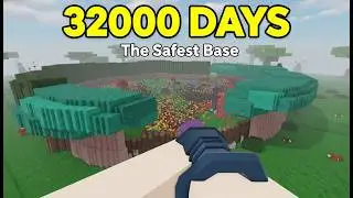 32000 Days to Build the SAFEST Base in 99 Nights in The Forest