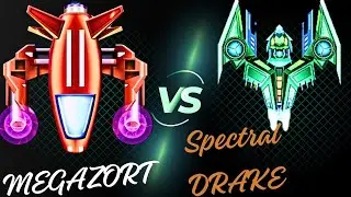 Alien Shooter Megazort vs Spectral Drake Ship | Epic Battles Of History In 4K Quality Resolution