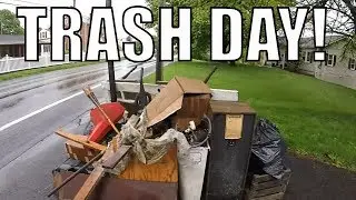 GARBAGE PICKING DAY - Finding FREE Things Left Out FOR TRASH!!!