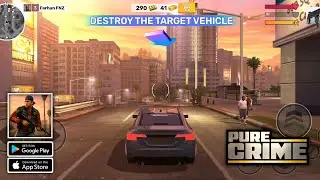 New Open World Mobile Game | Pure Crime: Gangster Shooting New Update Gameplay (Android)