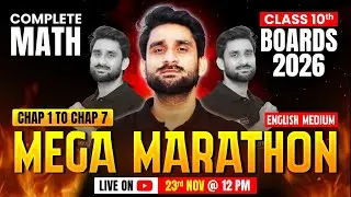 💥 Class 10 Maths MEGA Revision Marathon | Chapters 1&ndash;7 Complete One Shot 💯 | Murtaza Sir