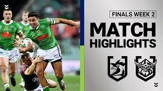 NRL Highlights | Roosters v Raiders | Finals Week 2 | Telstra Premiership | NRL