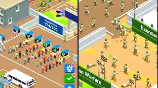 Idle Army Base MAX LEVEL  EVOLUTION  - EXPLOSIVE TRAINING  -- HMG -  Tanks - Spec OPS