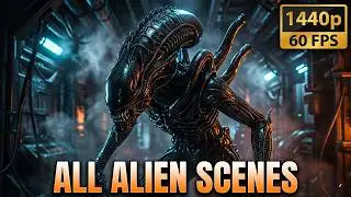 Aliens: Dark Descent &ndash; All Alien Scenes | 1440p 60 FPS