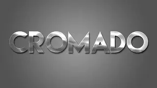Texto Cromado