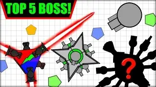 DIEP.IO - TOP 5 EPIC BOSS TANK IDEAS | DIEP.IO BOSS TANKS | RELEASE (Diep.io)