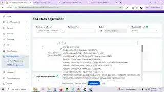 7 Stock Adjustment   Reduce Quantity