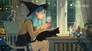 Witch&rsquo;s Study Corner 🪄 Cozy Halloween Lofi for Deep Focus 🌧️ Rain Lofi Beats