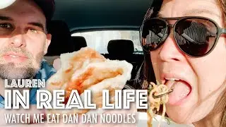 Watch Me Eat Dan Dan Noodles (With My Boyfriend) | Lauren In Real Life