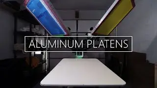 I Got Some New Aluminum Screen Printing Platens /// Making a DIY Neck Label Platen