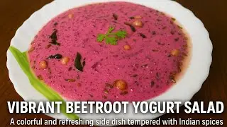 Beetroot yogurt salad healthy | homemade | instant recipe | healthy recipe