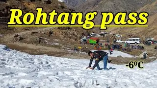 Reached Rohtang Pass While Riding a Bike In Extreme Cold.|| Duke 250