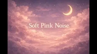 Soft Pink Noise for Sleep | Black Screen | Calm Background Sound (8 Hours)