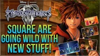 Square Are Going Wild With EVEN MORE NEW Kingdom Hearts 3 Stuff!