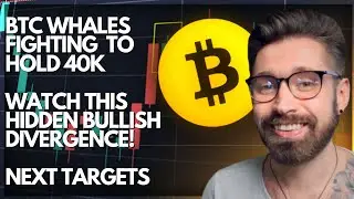 BITCOIN PRICE PREDICTION 2022💎BTC WHALES🐋FIGHTING TO HOLD 40K! - HIDDEN BULLISH DIVERGENCE 👑TARGETS