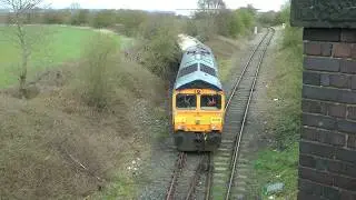 66730'ReversingTuebrook Ashton GBRf stone into works Golbourne 27'3'19