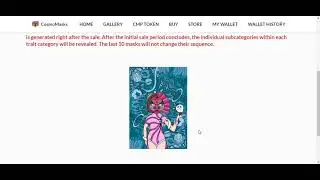 Покупаю NFT от CosmoMasks за 1 ETH. Гайд по клейму и фармингу CMP и COSMO-токенов
