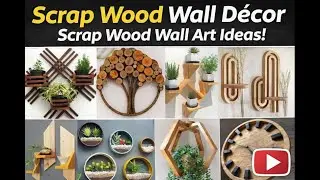scrap Wood wall d&eacute;cor and scrap wood wall art ideas / Make money with wood art ideas /wall art plans