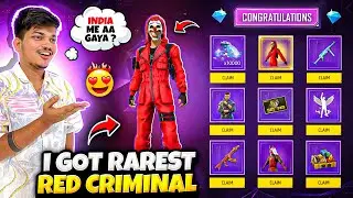 Free Fire Red Criminal is Back 😍 i Got  10,000 Diamonds To Make Noob Id Pro😱-Garena Free Fire