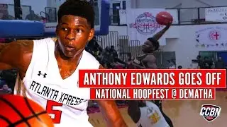 ANTHONY EDWARDS from Holy Spirit Prep EXPLODES for 41 against Carrol in the National Hoopfest!!