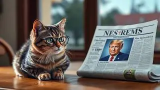 Cattitude vs. Attitude: What Our Cats Think About Trump's Leadership!
