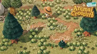 Making a Wild Flower Field | NICE Transition Area Idea!!! Animal Crossing New Horizons//Cotton Lace