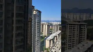 The environment of my residential area. This is the residential area of cities in western China