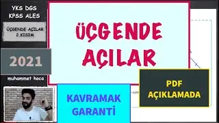 ÜÇGENDE AÇILAR 4 ( MUHTEŞEM DÖRTLÜ VE KARIŞIK SORULAR ) 2024 YKS DGS KPSS ALES #GEOMETRİ #YKS #DGS