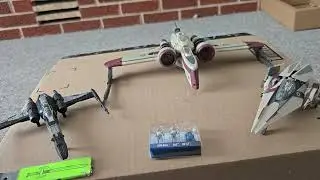 Star wars micro galaxy squadron V-Wing and ARC-170