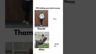 Asking Your Sister for Money 😅❌ #vairalvideo #vairalvideo #wedding #abayareza #minivlog #shortvideo
