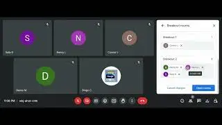 Using Breakout Rooms In Google Meet
