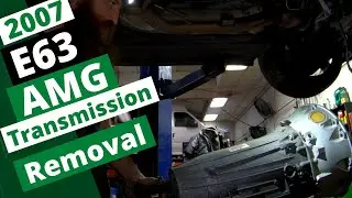 2007 Mercedes E63 AMG Transmission Removal. Not too bad.