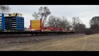 Steel Train and Mixed Freight in Motion