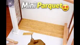 I Built Realistic Mini Parquet Floor for a Miniature House (Satisfying DIY)
