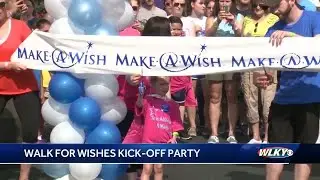 Make A Wish Foundation returns for its 3rd annual Walk for Wishes kickoff party