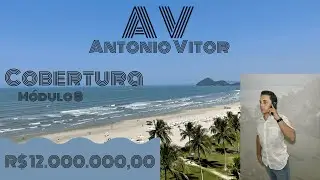 Riviera de São Lourenço - Cobertura Pé na areia - e uma vista incrível para o mar.