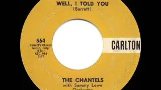 1961 HITS ARCHIVE: Well, I Told You - Chantels (answer to ‘Hit The Road Jack’)