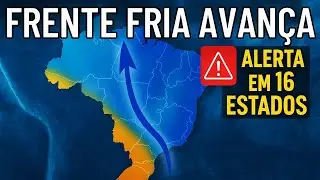🌧️ Nova Frente Fria e Massa de Ar Polar Mudam o Clima no Brasil &mdash; Veja Onde Vai Chover!