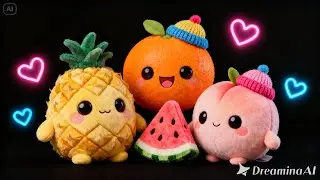 Dancing Fruits for Infants 🍎 Infant Visual Stimulation Cozy Moonlight