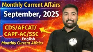 #Monthly_Current_Affairs September,2025 by Pankaj Sir#upsc #cds2026 #afcat #capf2026 #ssc #ssccgl