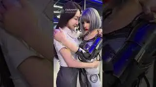 💞 Can robots feel love?#FutureOfLove #HumanRobotConnection #TechEmotions #AI #Robotics #love #kiss