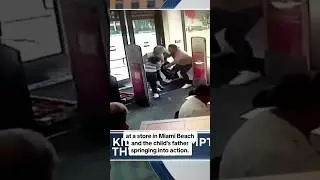Dad fights off man attempting to kidnap his son #shorts