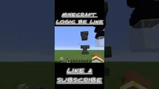 Minecraft Logic Be Like #minecraftmemes #minecraft #meme #logic #shorts